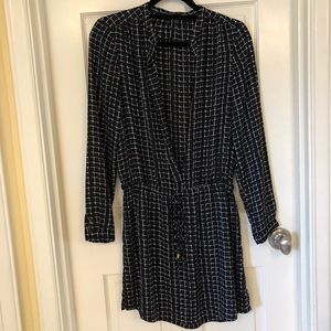 plaid shirt dress